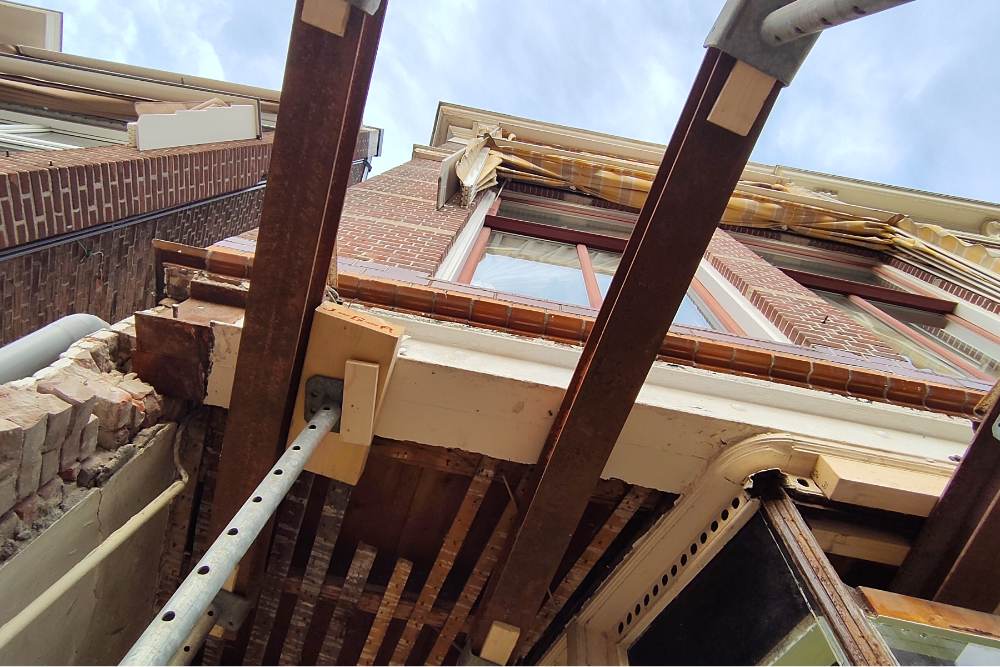 week 07: restauratie winkelpui Leiden