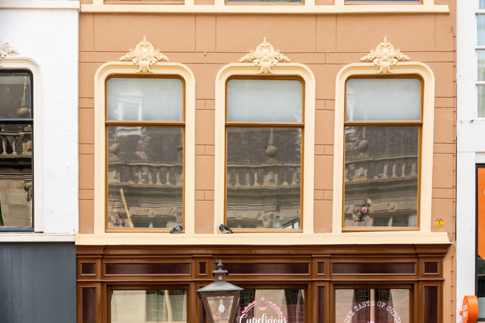 Restoration of Breestraat building, Leiden - MW architectuur - architect in Leiden