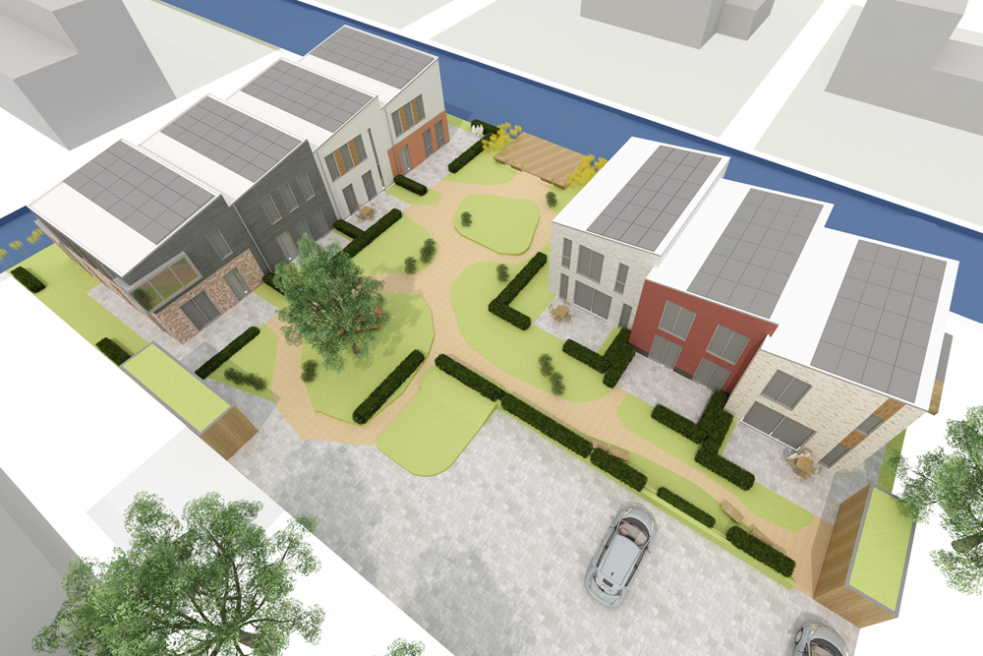7 senior citizens' houses, Roelofarendsveen - MW architectuur - architect in Leiden